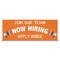 Signmission Join Our Team Now Hiring Apply Inside Banner Concession Stand Food Truck Single Sided B-120-30093 - alternate 1